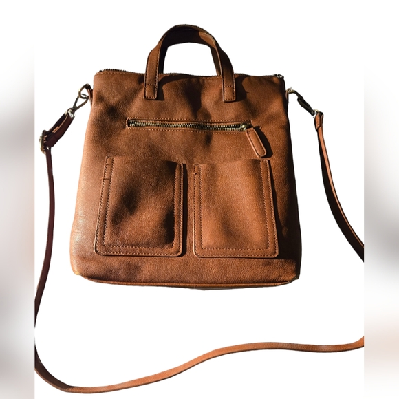 Antik Kraft Crossbody Purse with Vegan Leather Rose Square Bag Adjust Straps - Picture 1 of 10